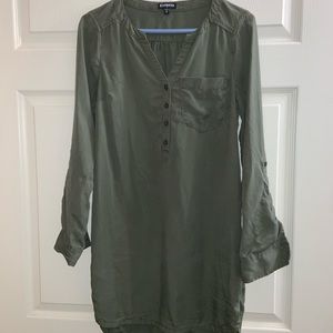 army green dress